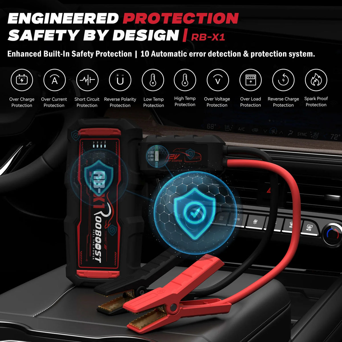 Auto Battery Jump Start Booster RB-X1