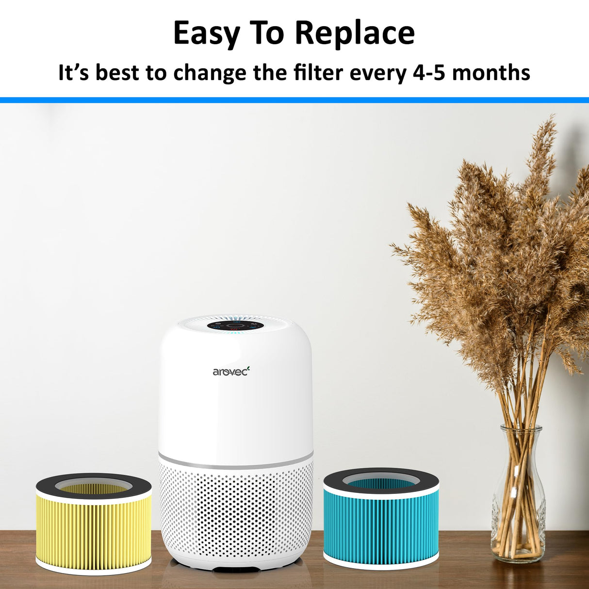 AROVEC H13 True HEPA Bacterial Filter, AV-P300-RFB