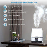 AROVEC Ultrasonic Cool Mist Humidifier & Aroma Diffuser, AroMist-6000