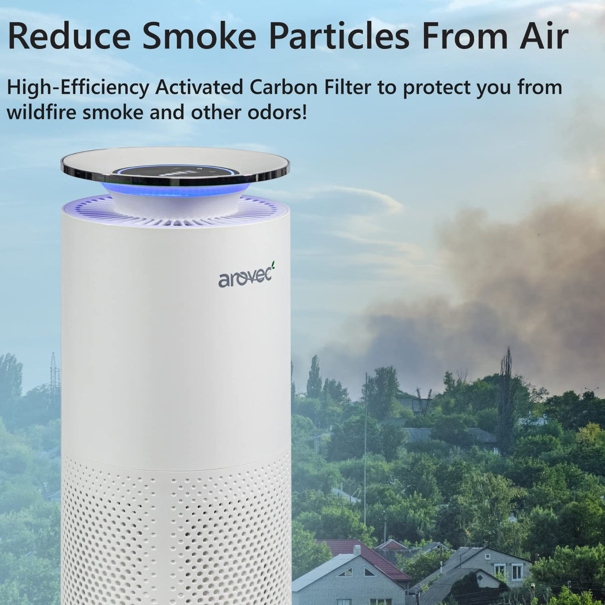 AROVEC Smart Plus True HEPA Air Purifier, AV-P500