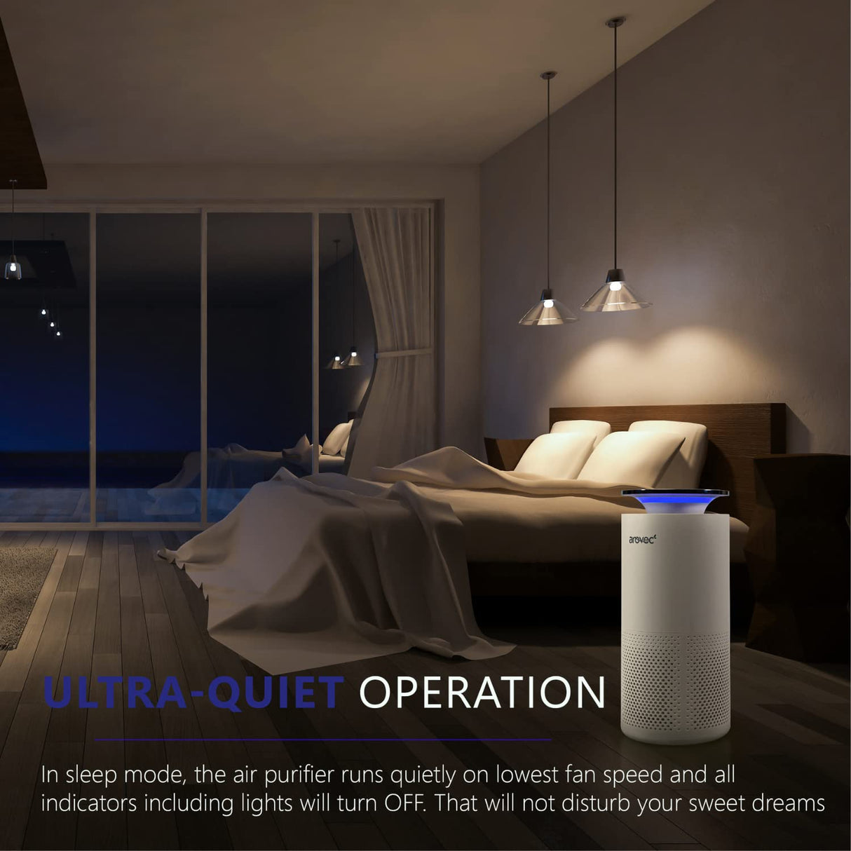 AROVEC Smart Plus True HEPA Air Purifier, AV-P500