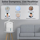 AROVEC Air Dehumidifier 900 ml Water Tank, AroDry-900