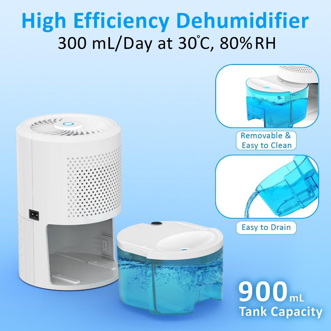 AROVEC Air Dehumidifier 900 ml Water Tank, AroDry-900